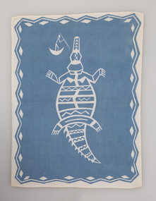 Textile, Frances Burke, The Hunter (place mat), 1950-1955