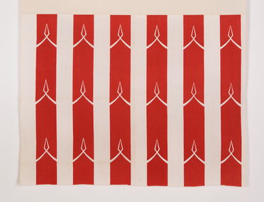 Textile, Frances Burke, Regency Stripe, 1961
