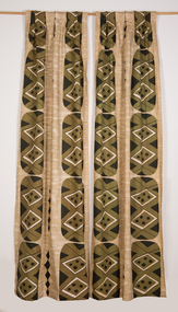 Textile, Frances Burke, Shields (pair of curtains), 1965