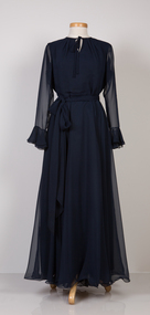 Clothing, Evening gown with belt