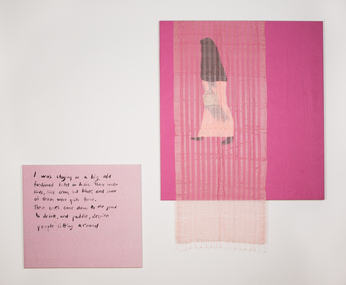 Textile, Jenny Watson, After a fashion, with bag, 2008-2009