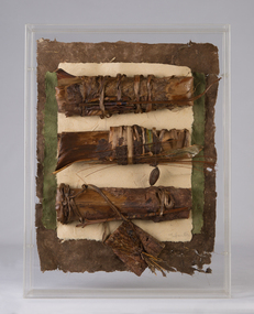 Mixed media, Inga Hunter, The Forest People - Three Quivers, 1986-1989