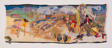 Mixed media, Lois Densham, Wheatfields, 1981