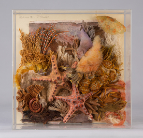 Mixed media, Inga Hunter, Aquarium III, 1985-1986