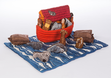Mixed media, Inga Hunter, Noah's Ark, 1979