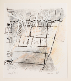 Mixed media, Kay Lawrence, House / Self #6, 1988