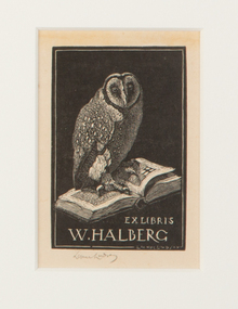 Mixed media, Lionel Lindsay, W. Halberg, 1933