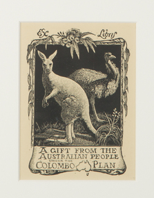 Mixed media, Lionel Lindsay, A Gift from the Australian people under the Colombo Plan, 1954