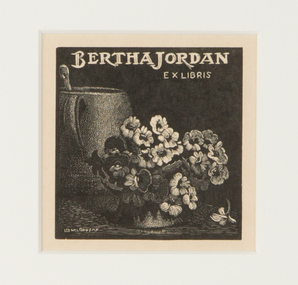 Mixed media, Lionel Lindsay, Bertha Jordan, 1940