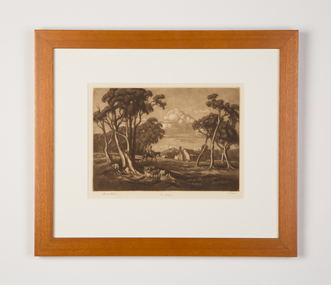 Mixed media, Lionel Lindsay, The Return