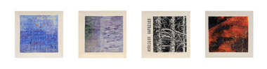 Textile, Marcel Marois, Mutation - Time: Blue, Grey, White, Red, 1994-6