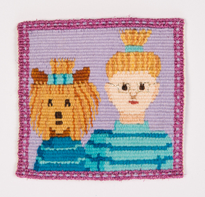 Textile, Joy Smith, Blonds with Pigtails, 2001