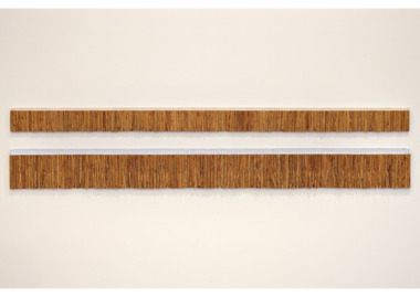Textile, Sara Lindsay, Cinnamon and Ticking #9, 2008