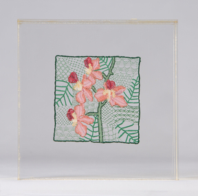 Textile, Andrea Eimke, Orchids, 1985