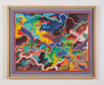 Work on paper, Mike Brown, Untitled (Sketch for tapestry), 1982