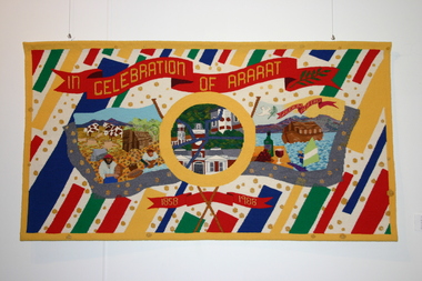 Textile, Valerie Kirk, In Celebration Of Ararat 1858-1988, 1988
