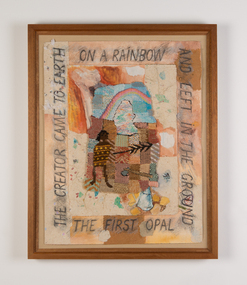 Textile, Valerie Kirk, Creation of the Opal, 1985