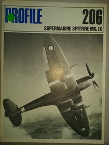 Cover of Booklet Supermarine Spitfire Mk IX Profile Publications 206 (Blue Series)