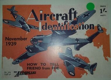 Booklet (item) - Aircraft Identification, Aircraft Identification November 1939: By Staff of The Aeroplane