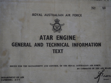 ATAR Engine B55/A and B: Schedule of Spare Parts Book 1 of 4