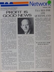 Trans Australia Airlines Staff Magazine: TAA Network Feb, Jun-Aug, Nov, Dec 1985