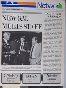 Trans Australia Airlines Staff Magazine: TAA Network Jan-Mar 1986