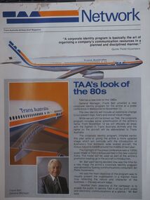 TAA Network: Trans Australia Airlines Staff Magazine: TAA's look of the 80s