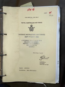 Manual (item) - (SP) AAP 7113.011-3B3 Lycoming T53-L-13 Series Helicopter Engine Repair and Overhaul (Book 3 of 3) Issue 2
