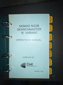 Manual (item) - (SP) Nomad N22B Searchmaster 'B' Variant Operations Manual Compiled By Civil Flying Services Pty Ltd