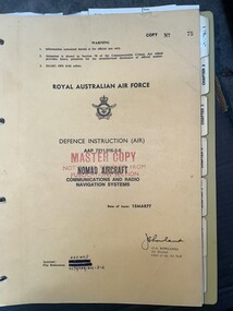 Manual (item) - (SP) AAP 7211.016-2-6 Nomad Aircraft Communications and Radio Navigation Systems