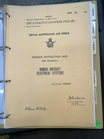 Manual (item) - (SP) AAP 7211.016-2-4 Nomad Aircraft Electrical Systems