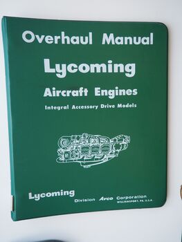 Overhaul Manual Lycoming Aircraft Engines : Integral Accessory Drive Models 60294-6