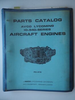 Parts Catalog Avco Lycoming IO-540-Series: Aircraft Engines PC-215
