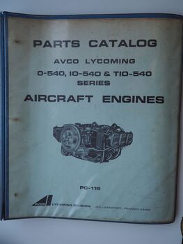Parts Catalog Avco Lycoming O-540, IO-540 & TIO-540 Series: Aircraft Engines PC-115