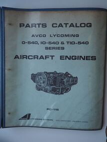Parts Catalog Avco Lycoming O-540, IO-540 & TIO-540 Series: Aircraft Engines PC-115