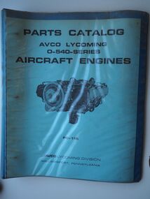 Parts Catalog Avco Lycoming IO-540-Series: Aircraft Engines PC115