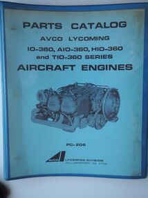 Parts Catalog Avco Lycoming IO-360, AIO-360, HIO-360 and TIO-360 Series: Aircraft Engines PC-206