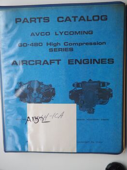 Parts Catalog Avco Lycoming GO-480 High Compression Series: Aircraft Engines PC112