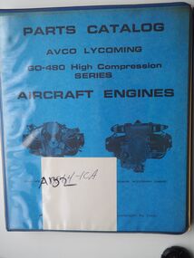 Parts Catalog Avco Lycoming GO-480 High Compression Series: Aircraft Engines PC112