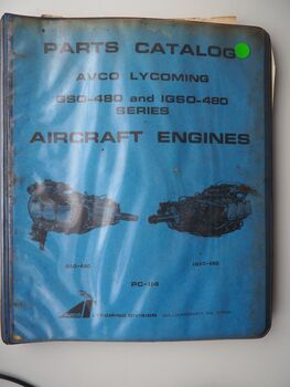 Parts catalog Avco Lycoming GSO-480 and IGSO-480 Series: Aircraft Engines PC-114