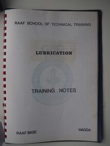 RAAF School of Technical Training: Lubrication Training Notes