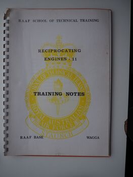 Reciprocating Engines - 11 Training Notes: RAAF School of Technical Training