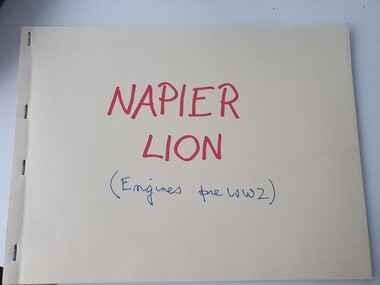 Booklet (item) - Napier Lion Aero engine (engine pre WW2), Napier: The Finest Aero Engine in the World