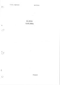 Manual (item) - (SP) Edgley OA7 OPTICA Flight Manual