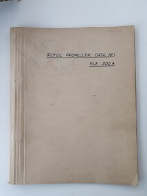Manual (item) - Rotol Propellor Data No.1 1945