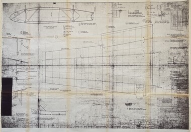 Drawing (item) - (SP) 82002 Bristol Beaufort I GA Starboard Wing Technical Drawings