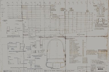 Drawing (item) - (SP) 81000 Bristol Beaufort GA Rear Fuselage Technical Drawings