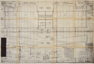 Drawing (item) - (SP) 88600 Bristol Beaufort GA Centre Fuselage Technical Drawings