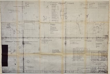 Drawing (item) - (SP) 87200 Bristol Beaufort I GA Front Fuselage Equipment Technical Drawings