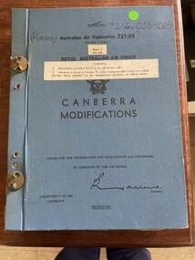 Manual (item) - (SP) AAP 7214.006-100-3 721.84 Canberra Modifications 201-300